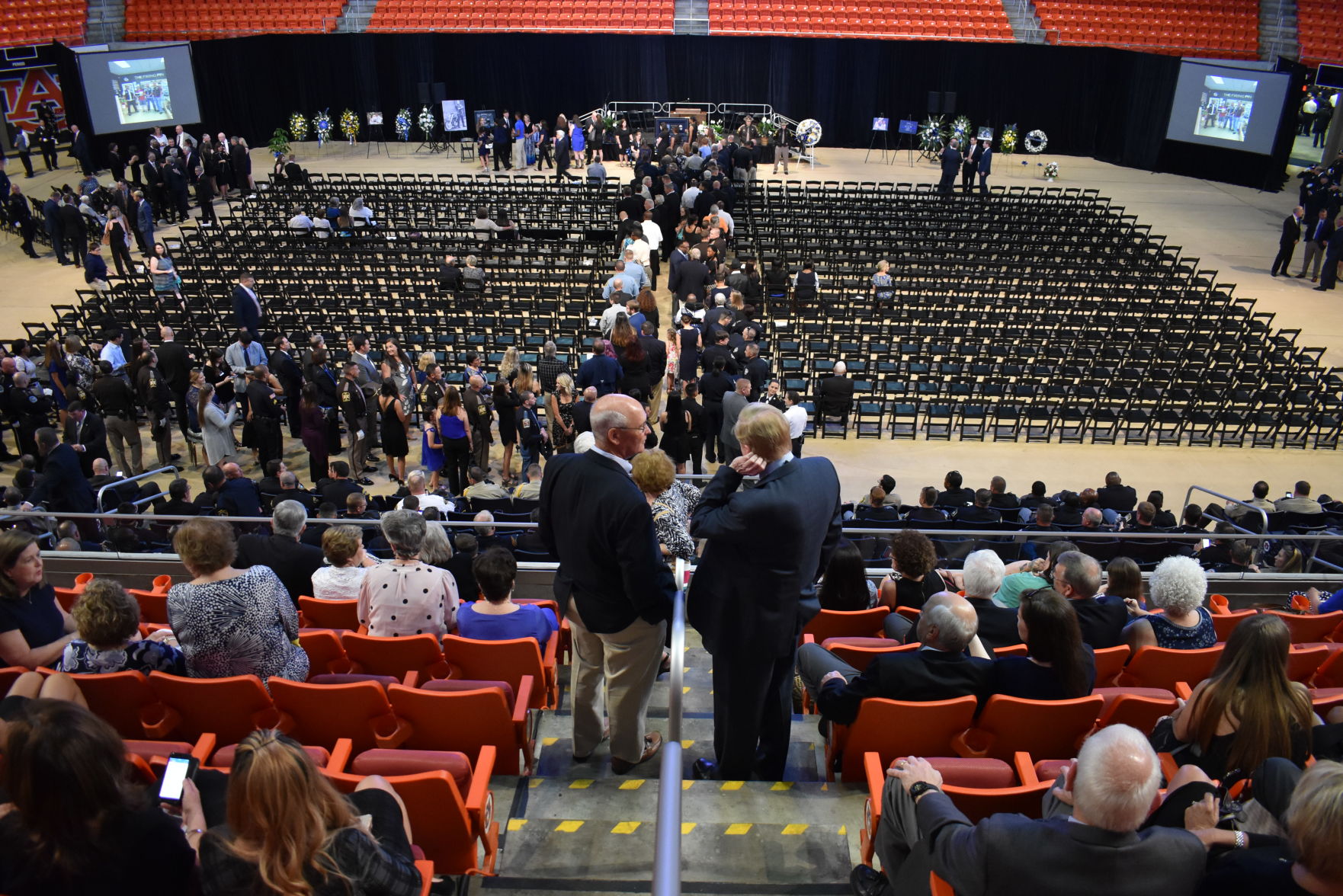 Funeral service for officer William Buechner